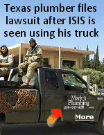 A Texas plumber was flooded with death threats after his old truck, still emblazoned with his companys name, was seen on the news being used by ISIS.